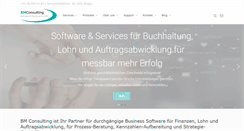 Desktop Screenshot of bmconsulting.ch