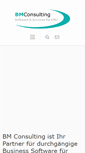 Mobile Screenshot of bmconsulting.ch
