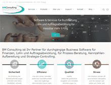 Tablet Screenshot of bmconsulting.ch
